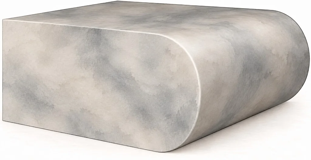 Bullnose edge profile